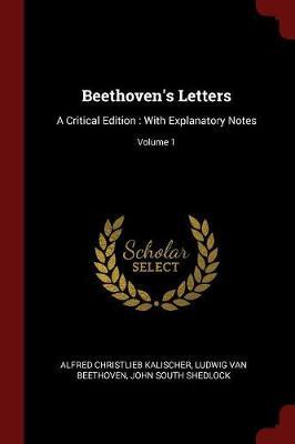 Beethoven's Letters by Alfred Christlieb Kalischer image