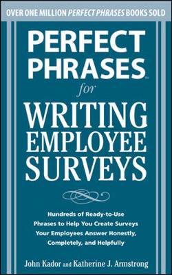 Perfect Phrases for Writing Employee Surveys image