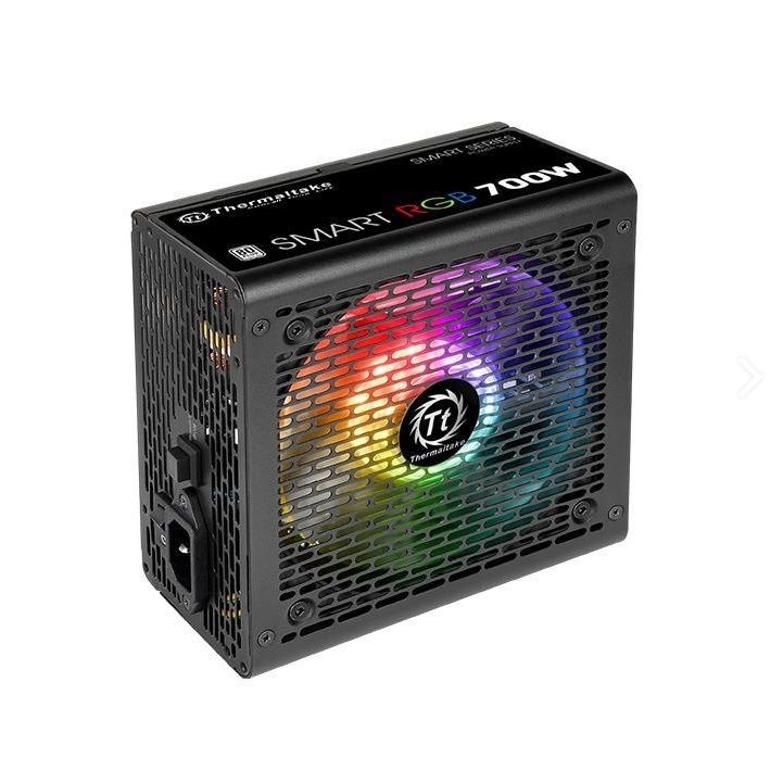 700W Thermaltake: Smart RGB Power PSU - 80 Plus; Non Modular; Fan Hub image