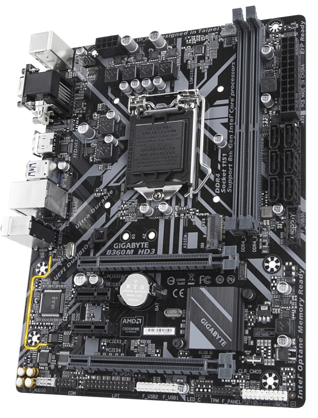 Gigabyte GA-B360M-HD3 MATX Motherboard image