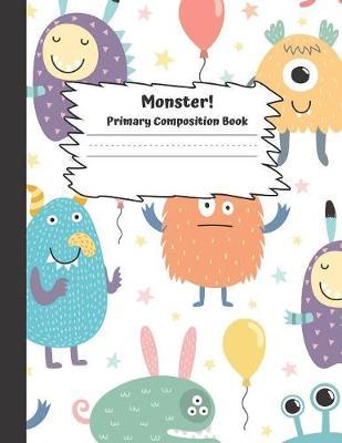 Monster Primary Composition Book by Charming Composition image