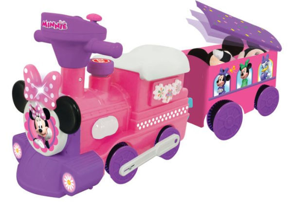 Kiddieland: Powered Train Activity Ride-On - Minnie Mouse image