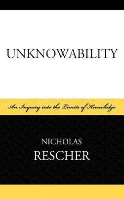 Unknowability by Nicholas Rescher image