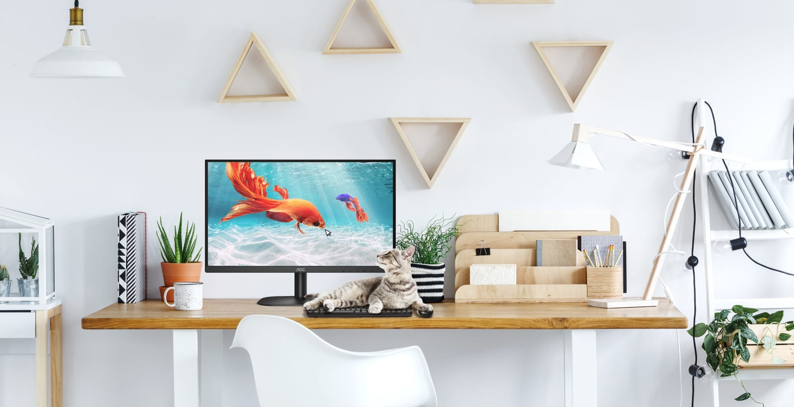 22" AOC 1080p 75Hz 6.5ms Gaming Monitor image