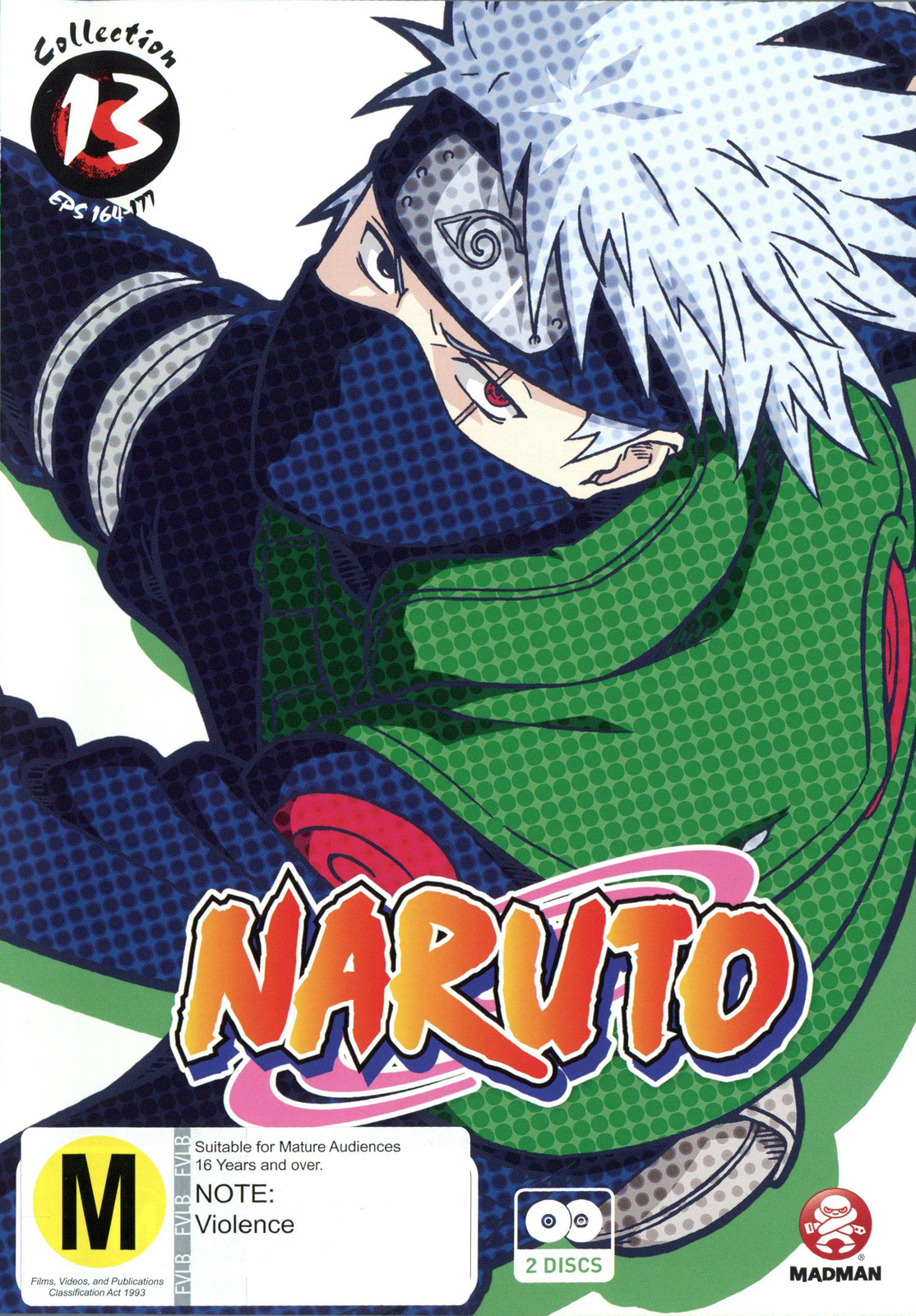 Naruto (Uncut) Collection 13 (Eps 164-177), on DVD image
