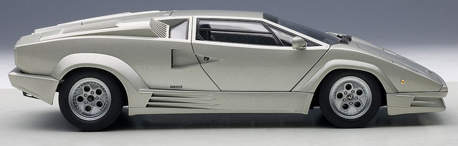 Autoart: 1/18 Lamborghini Countach 25th Anniversary Edition (Silver) image