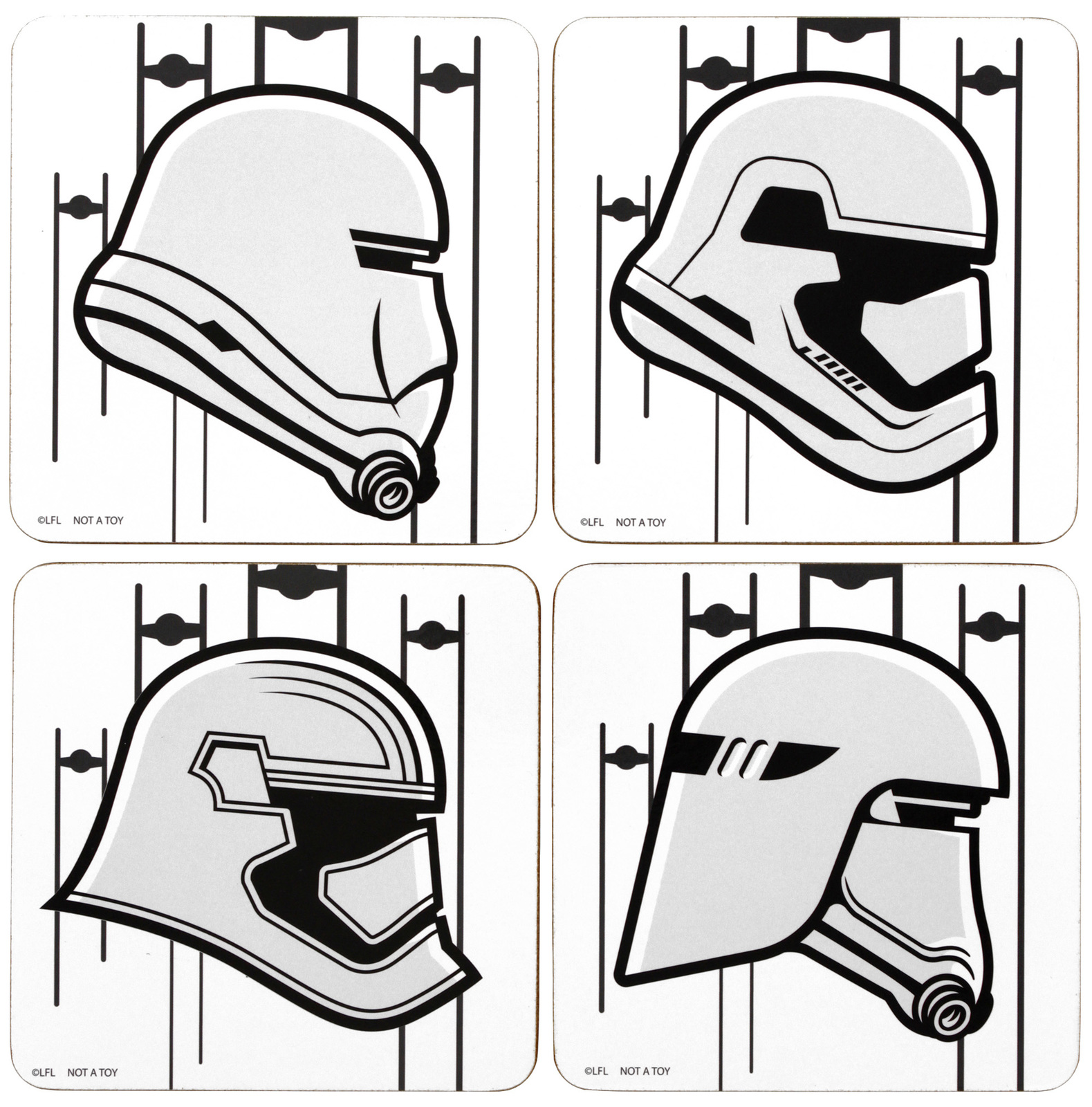 Star Wars: The Force Awakens - Stormtrooper Coaster Set image