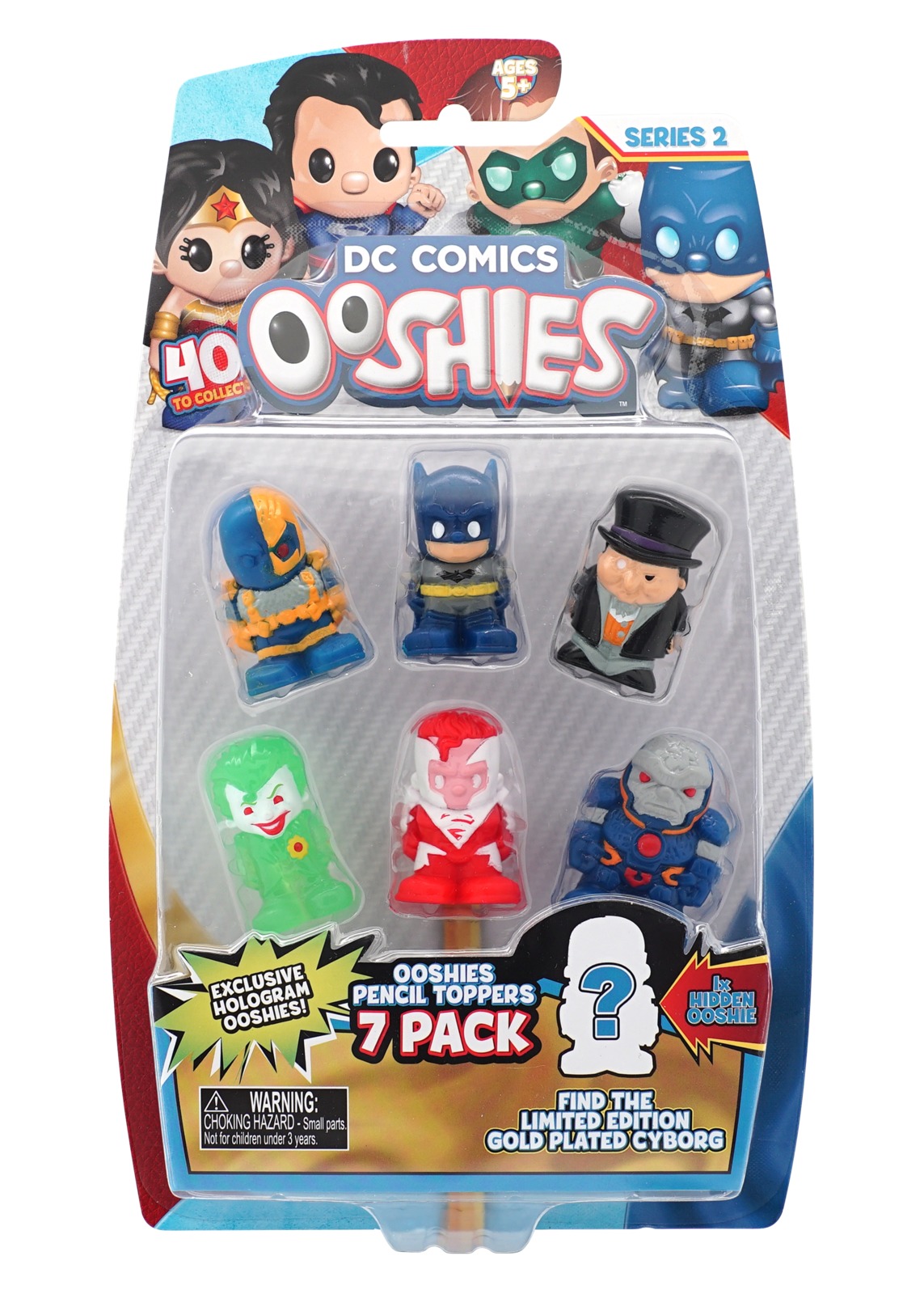 Ooshies: Justice League Series 2 - 7 Pack (Assorted Designs)