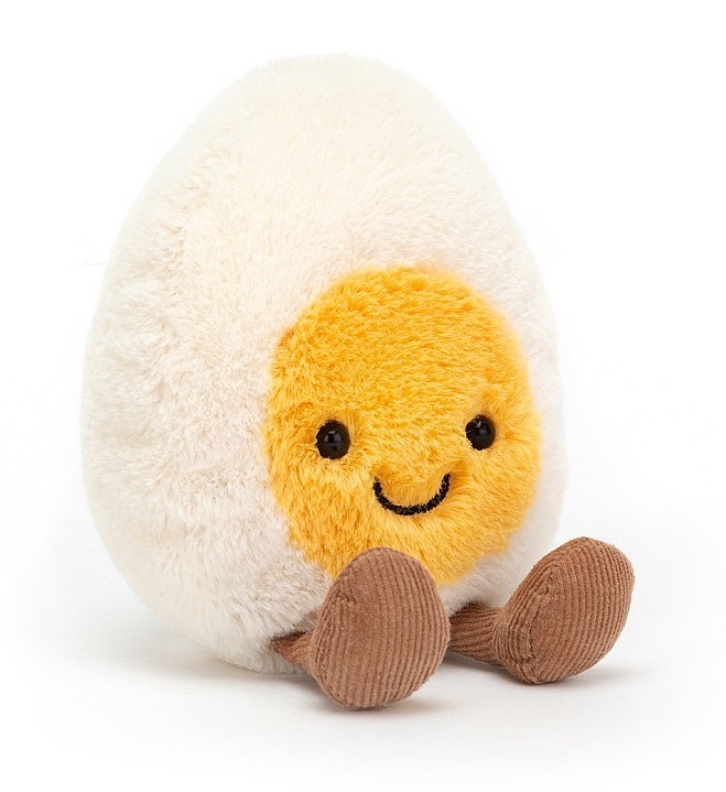 Buy Amuseable Boiled Egg Small Plush at Mighty Ape NZ