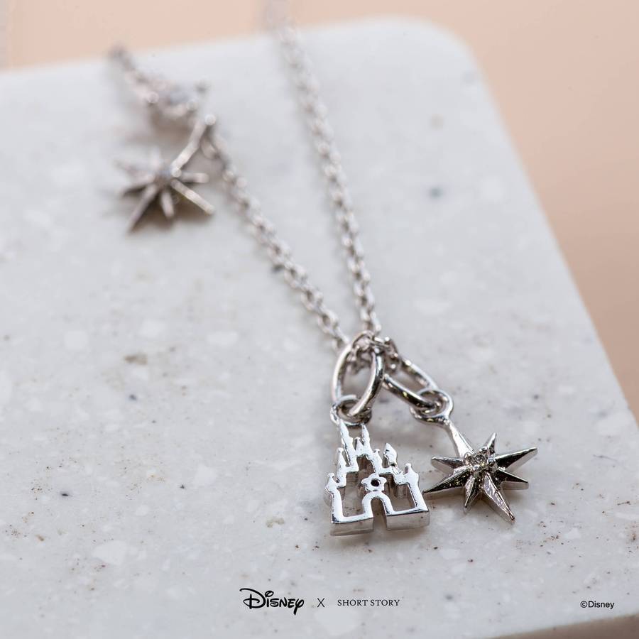 Disney Castle Necklace - Silver image