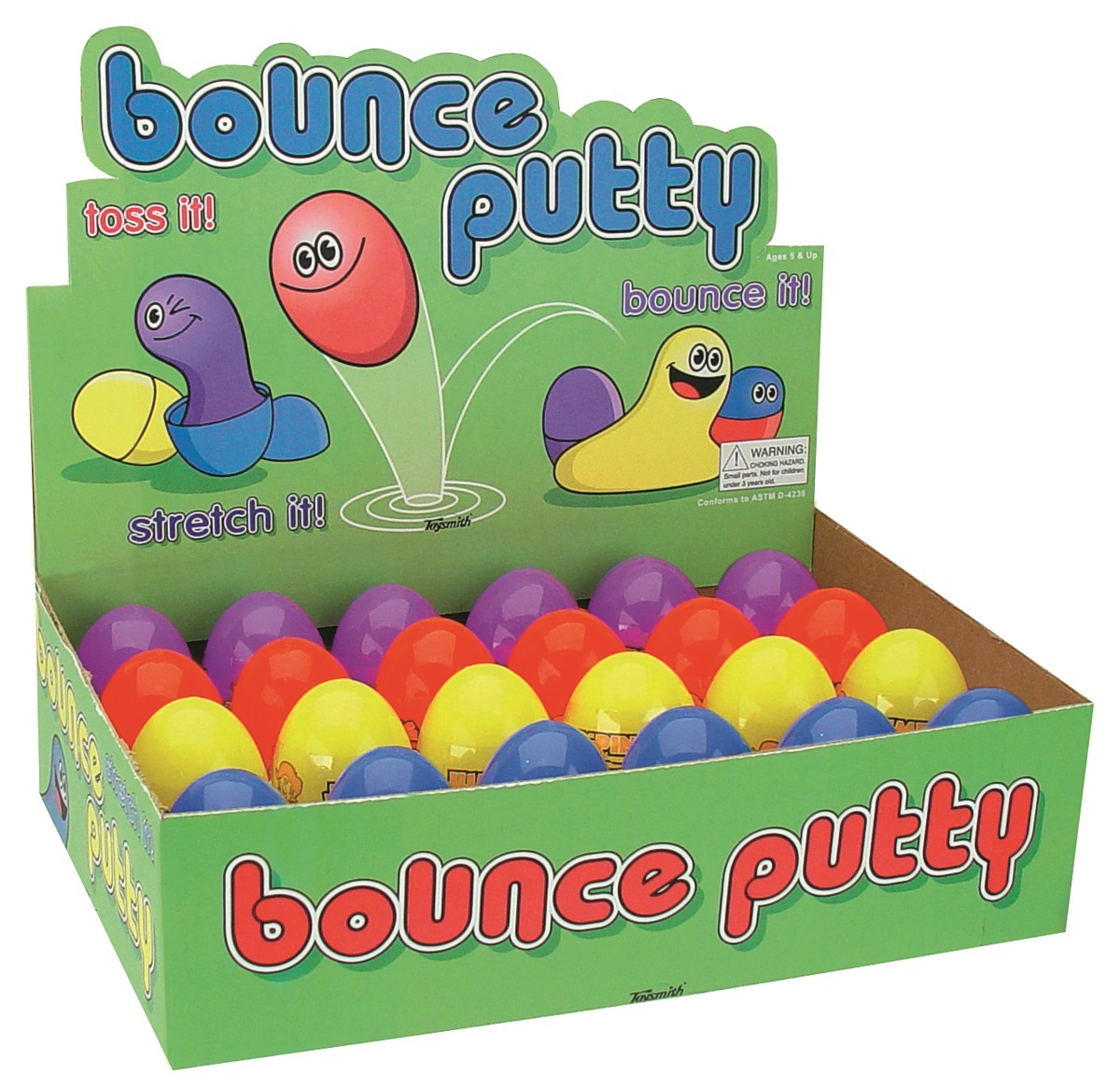 Toysmith: Jumping Putty in Egg - (Assorted Colours) image