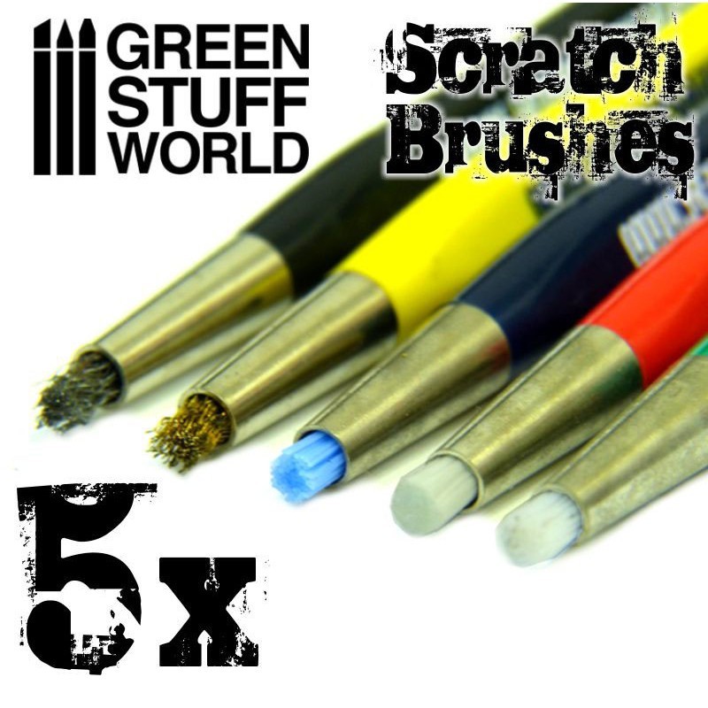 GSW - Scratch Brush Pens - 5-Pack