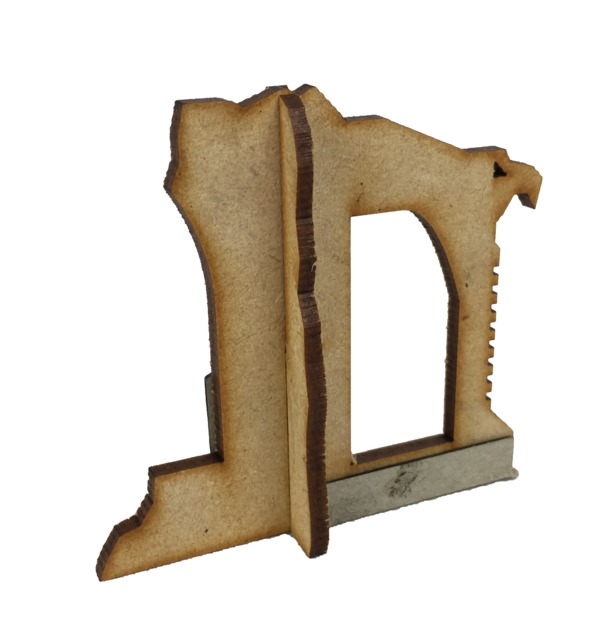 TTCombat: Tabletop Scenics - Gothic Corner Ruins C image