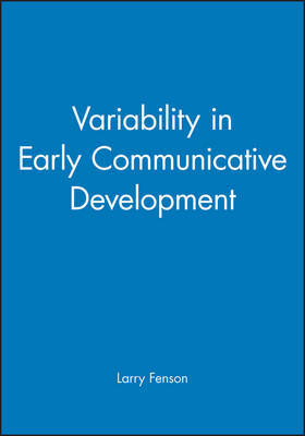 Variability in Early Communicative Development image