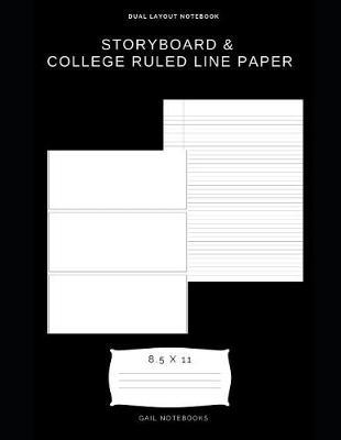 Storyboard & college ruled line paper image