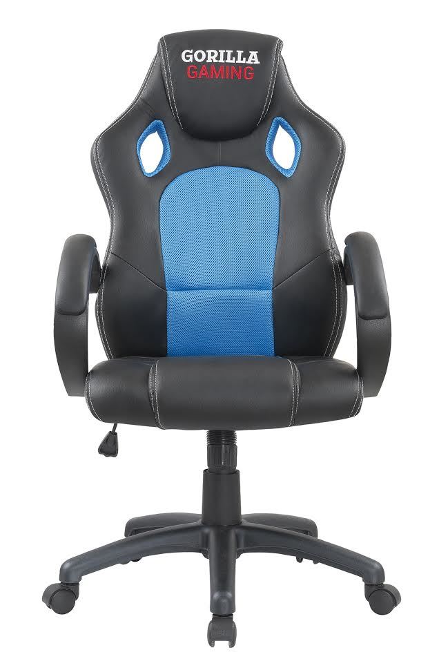 Gorilla Gaming Chair - Blue & Black for image