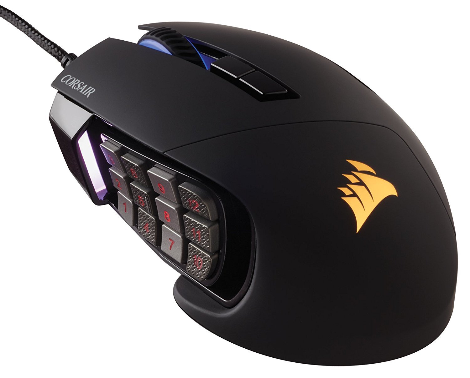 Corsair SCIMITAR PRO RGB MMO/MOBA Gaming Mouse - Black for PC Games image