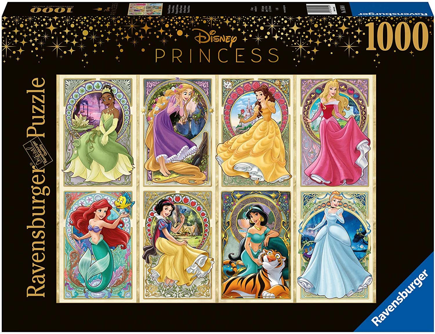 Disney Art Nouveau Princesses (1000pc Jigsaw) image