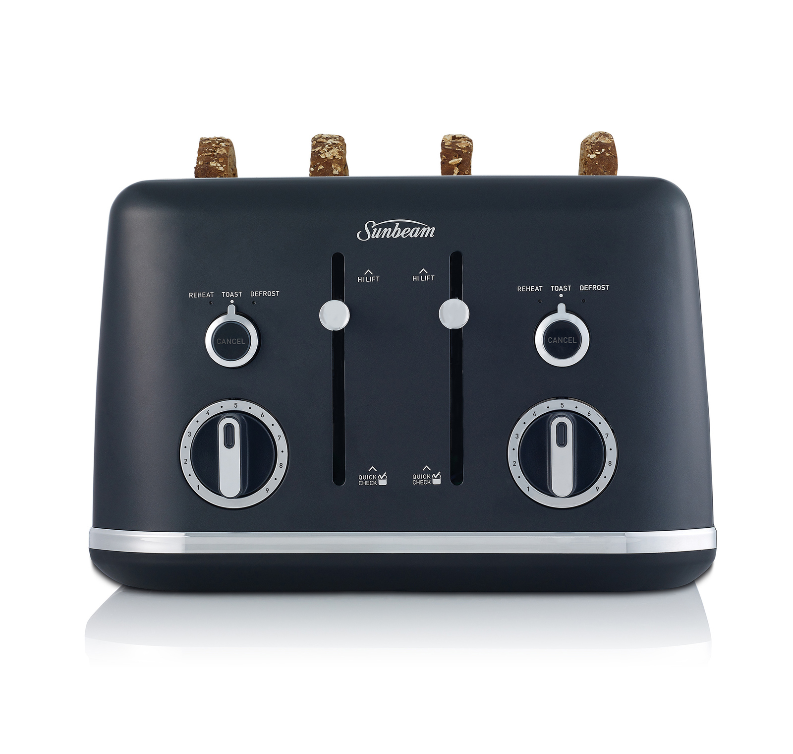 Sunbeam: Gallerie Collection 4 Slice Toaster - Midnight Black image