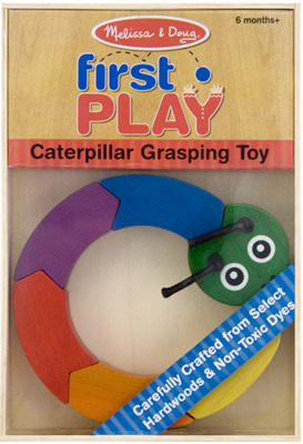 First Play Caterpillar Grasping Toy - Melissa & Doug image