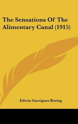 The Sensations of the Alimentary Canal (1915) by Edwin Garrigues Boring image