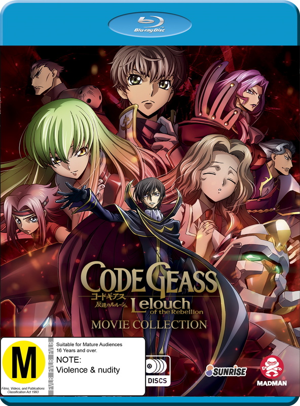 Code Geass Lelouch Of The Rebellion Movie Collection Blu Ray In Stock Buy Now At Mighty Ape Nz