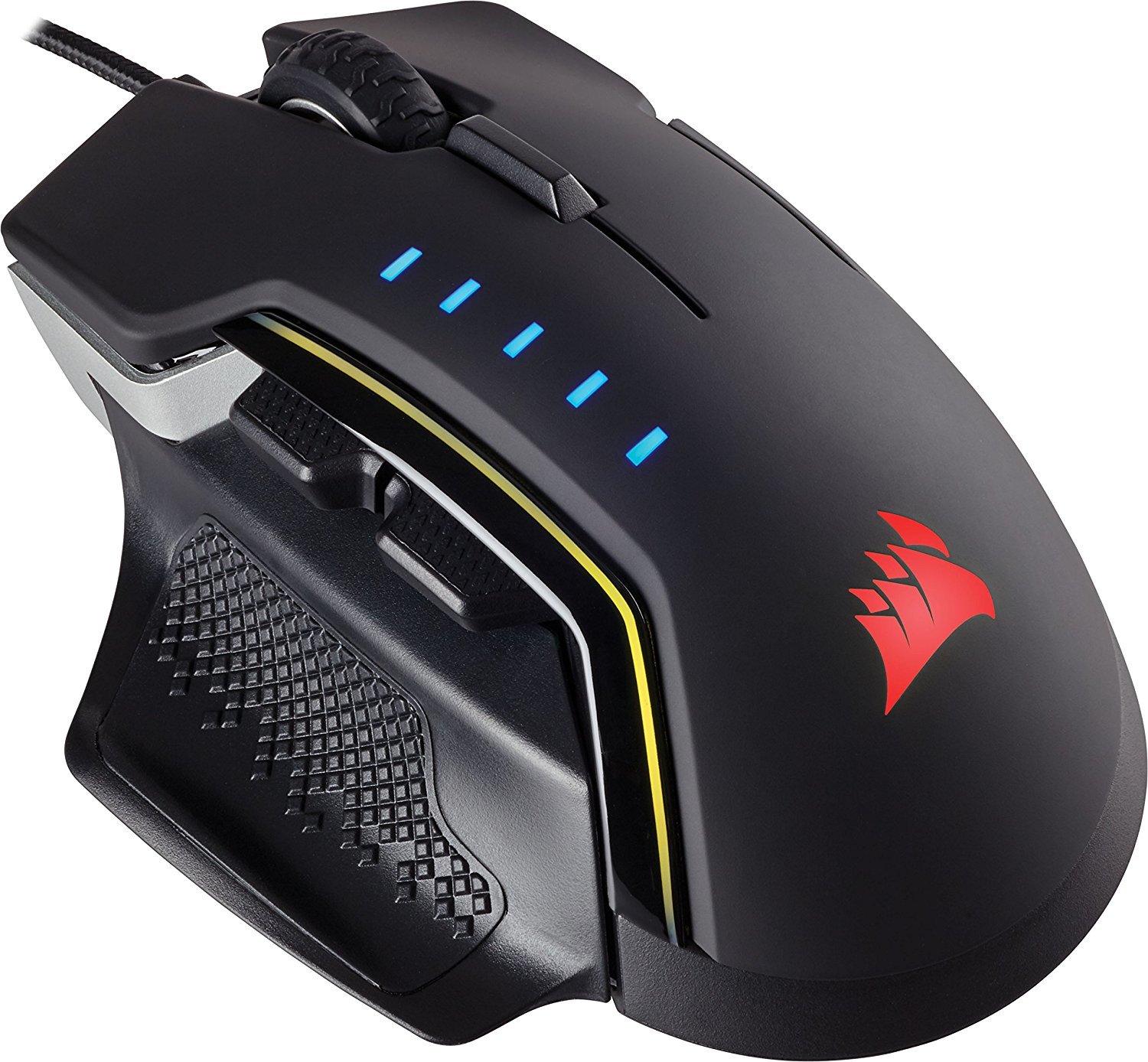 Corsair GLAIVE RGB Gaming Mouse - Aluminium for PC Games image