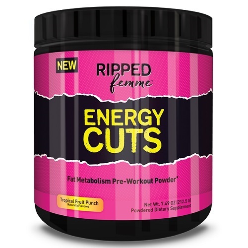 Ripped Femme Energy Cuts Pre-Workout - Fruit Punch (25 Serves)