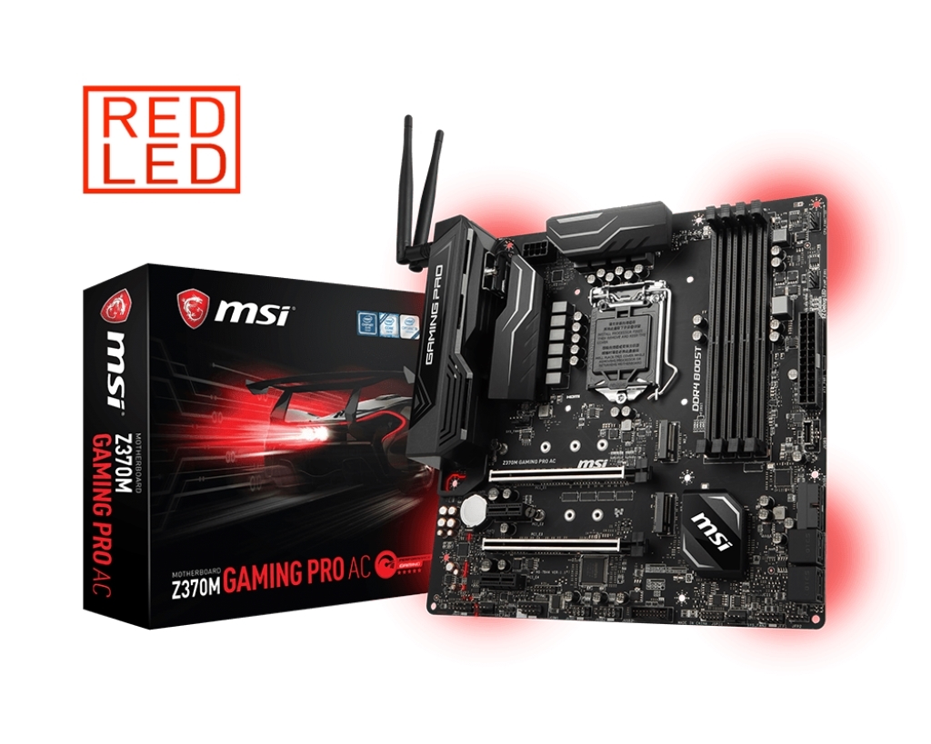 MSI Gaming Pro AC Z370M Gaming Motherboard