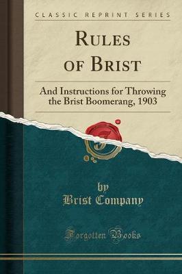 Rules of Brist by Brist Company image