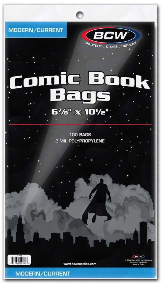 BCW: Comic Book Bags - Current (6.87" x 10.5") image