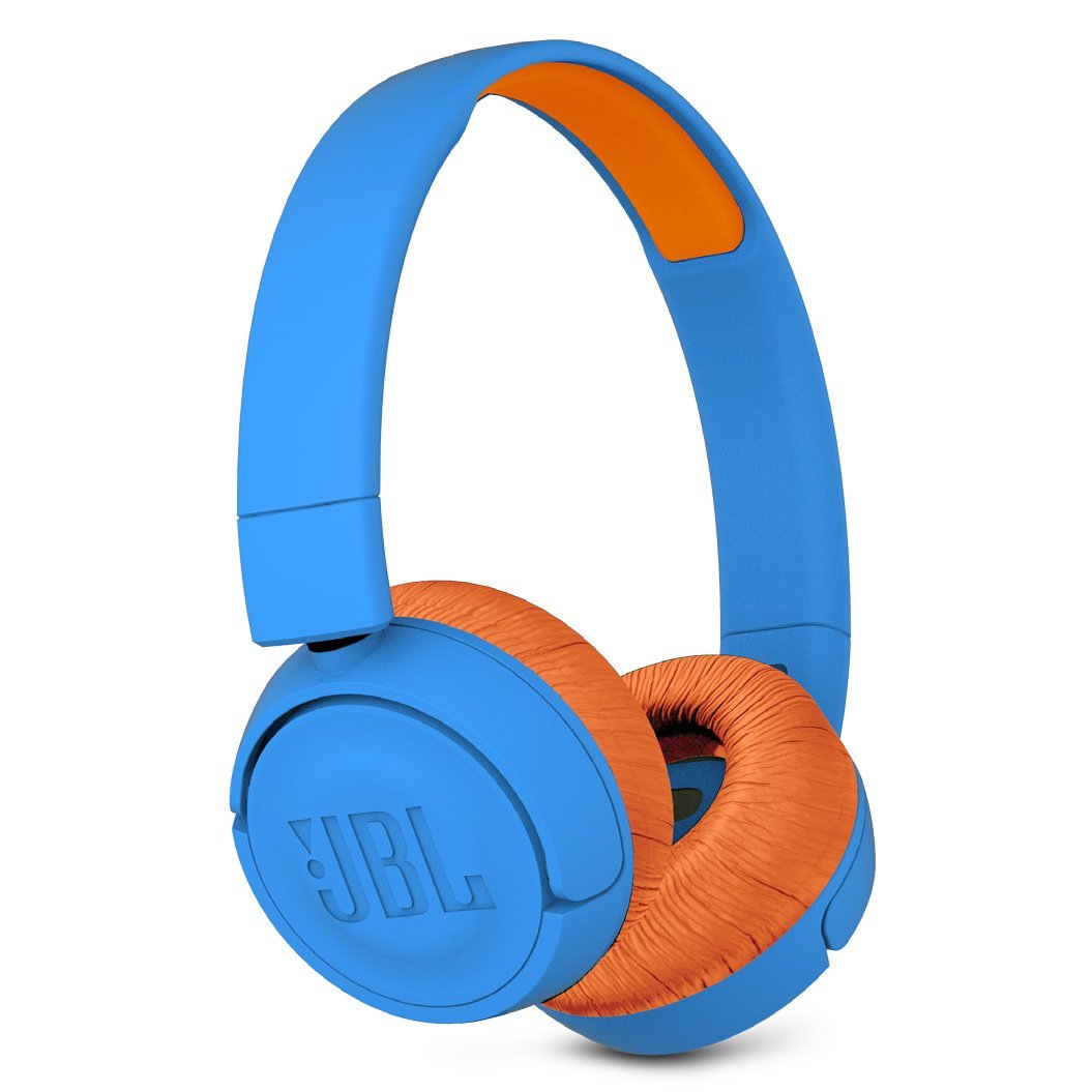 JBL JR300 Kids Bluetooth Headphones - Blue/Orange | at Mighty Ape NZ