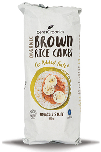 Ceres Organics Brown Rice Cakes 110g image