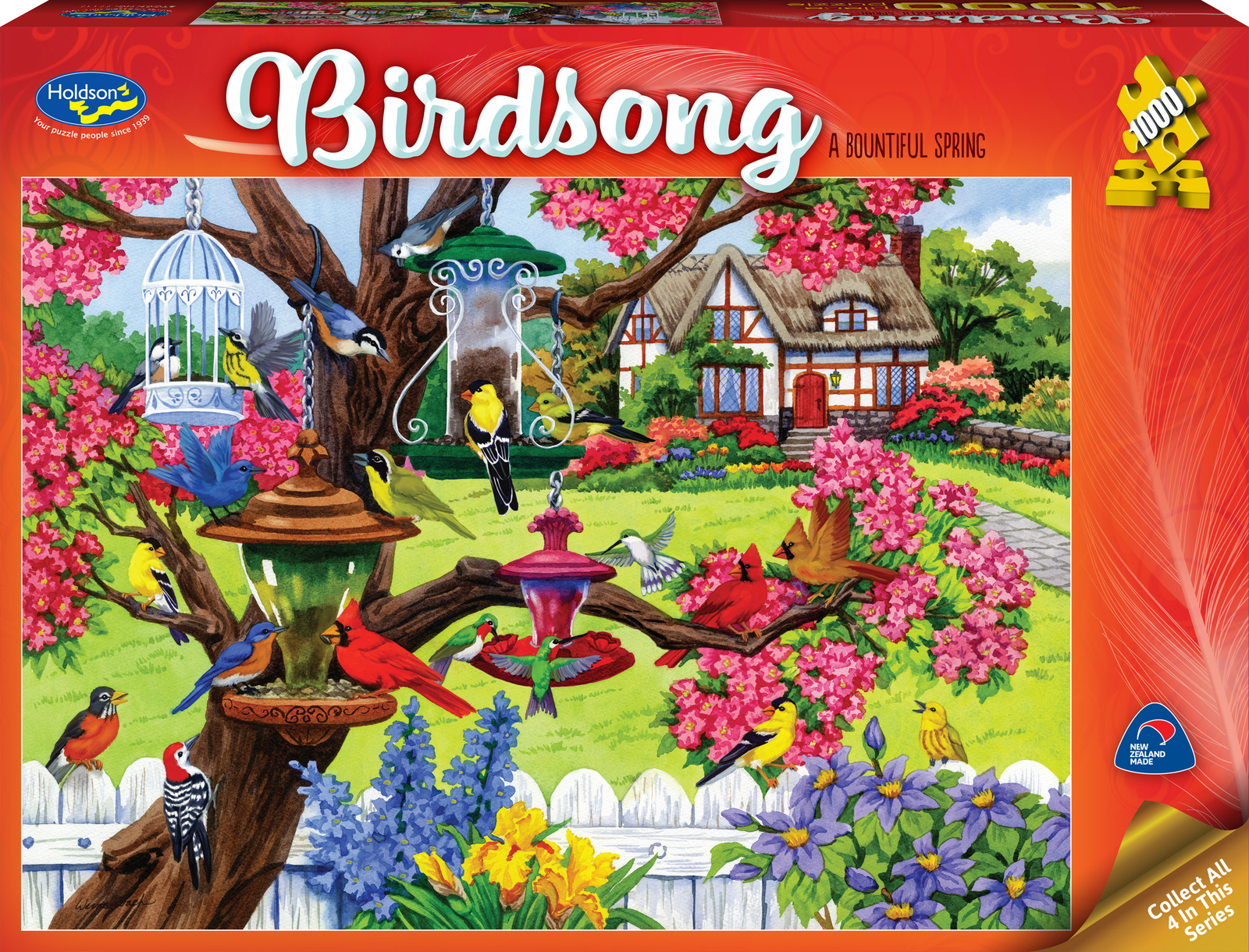 Holdson: 1000 Piece Puzzle - Birdsong (A Bountiful Spring) image