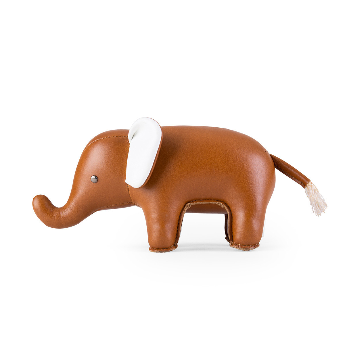 Zuny Paperweight - Classic Elephant Tan