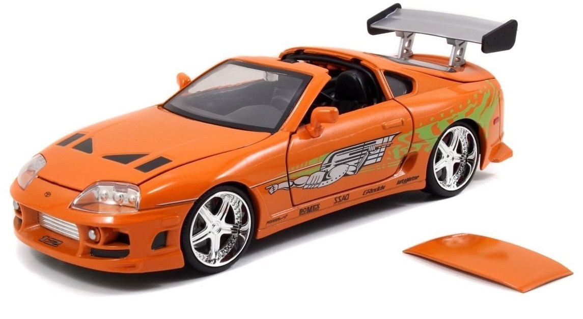 Jada: 1/24 Brian's Toyota Supra (Orange) - Diecast Model image