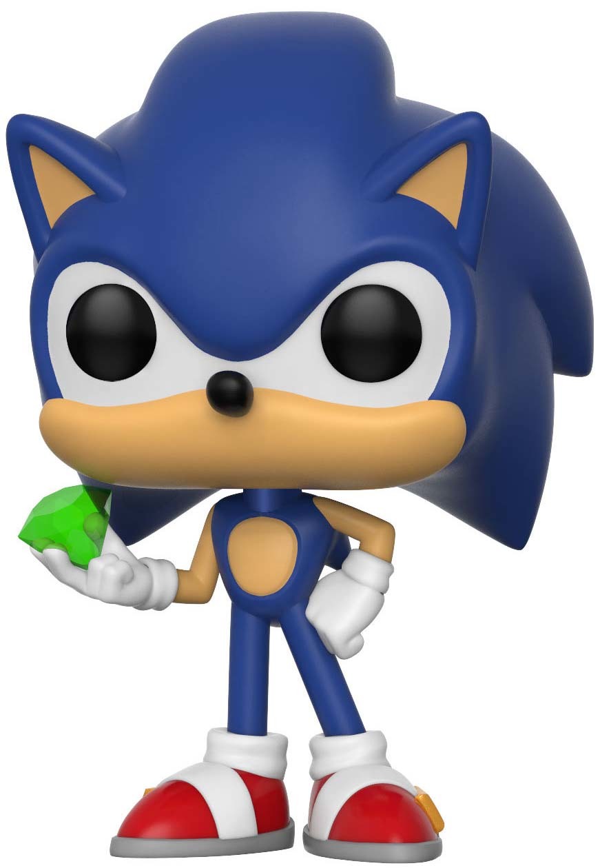 Sonic the Hedgehog - Sonic (with Emerald) Pop! Vinyl Figure image