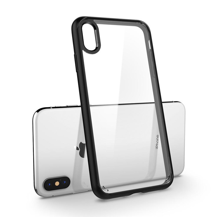 Spigen: Ultra Hybrid Case for iPhone XS Max - Clear/Black image