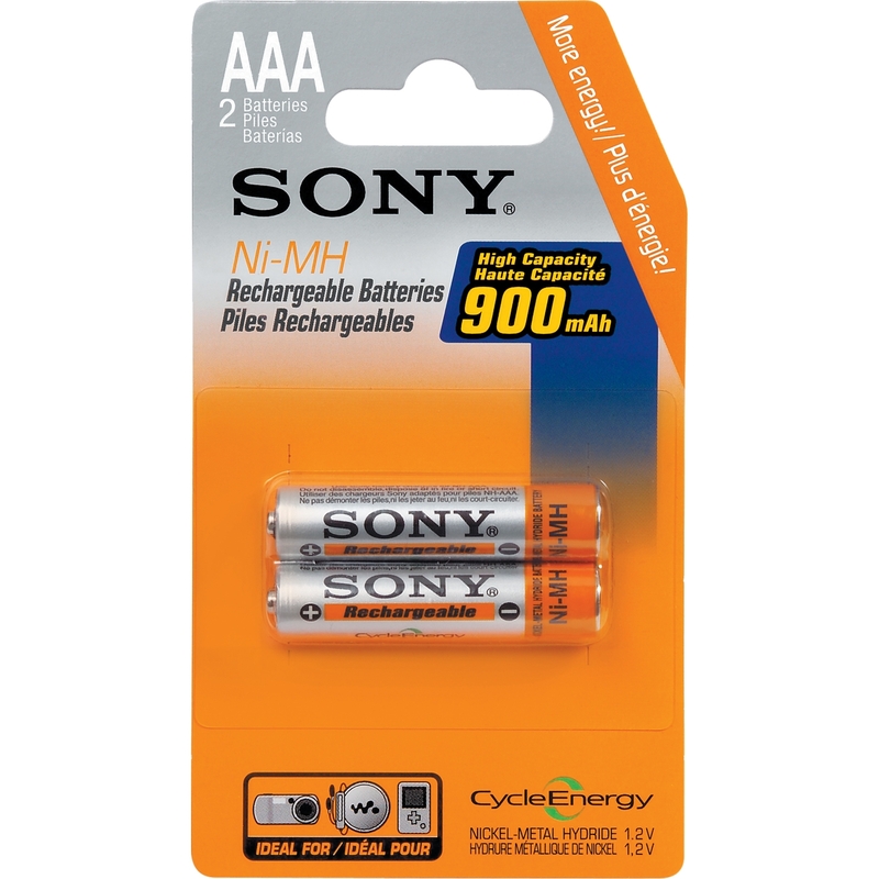 Sony NHAAAB2 AAA Rechargeable Battery 2 Pack image