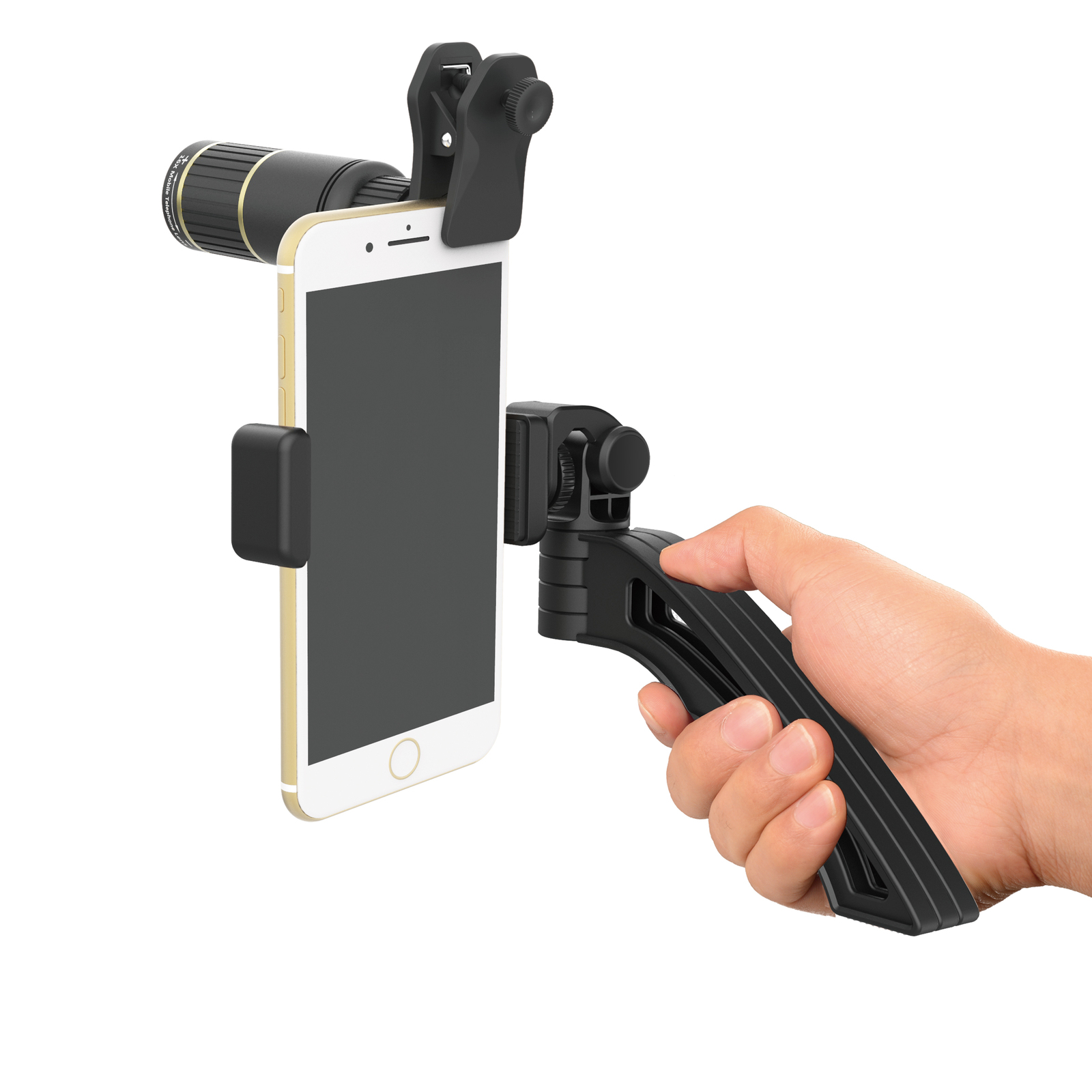 Apexel 16X Metal Mobile Telescope Camera Lens + Flexible Tripod