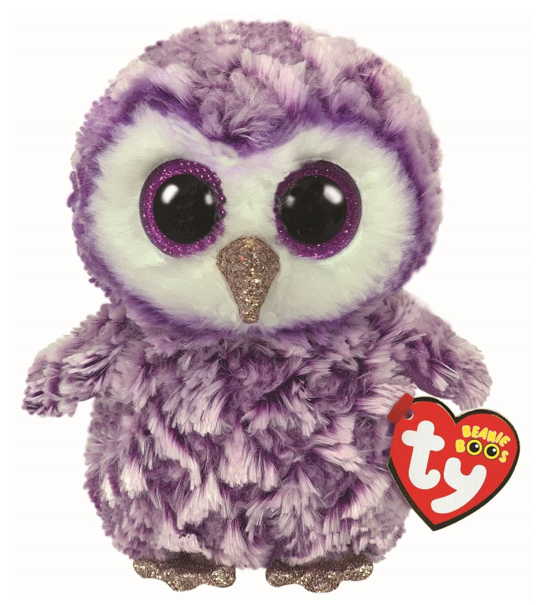 Ty Beanie Boo: Moonlight Owl - Small Plush