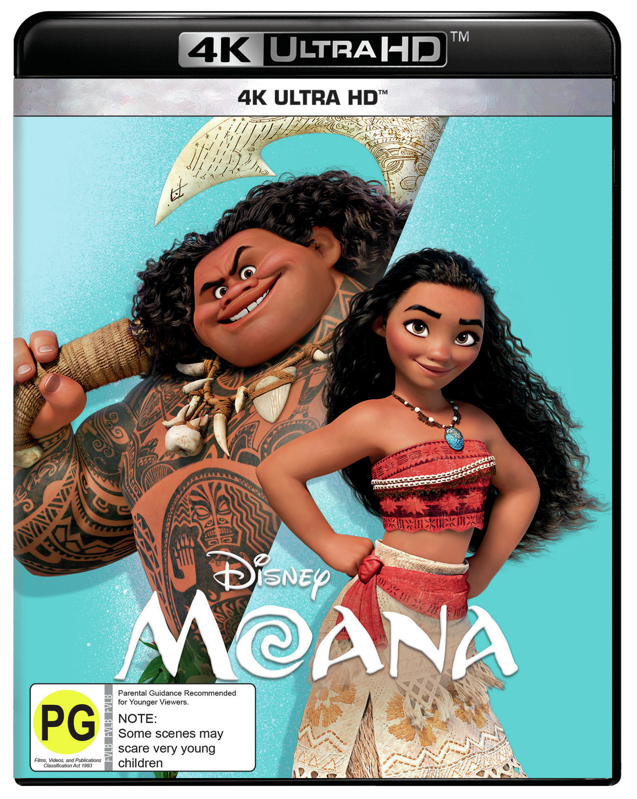 Moana on UHD Blu-ray