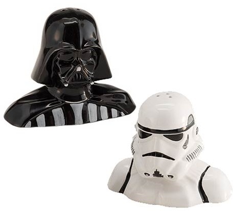 Star Wars Darth Vader and Stormtrooper Salt and Pepper Shaker Set