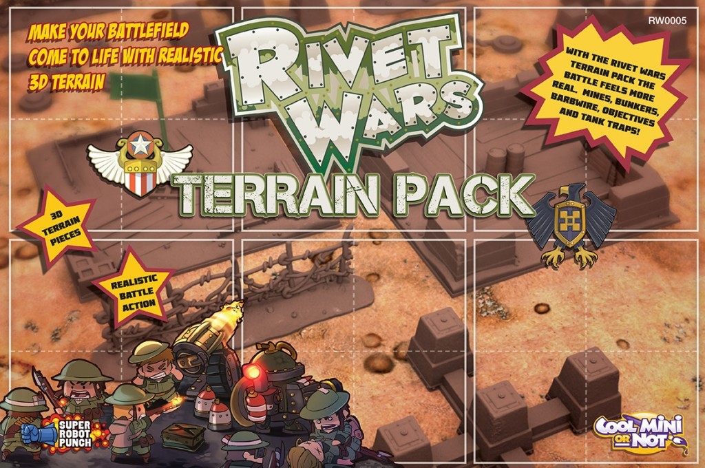 Rivet Wars Terrain Pack Board Game at Mighty Ape Australia