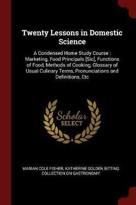Twenty Lessons in Domestic Science by Marian Cole Fisher image