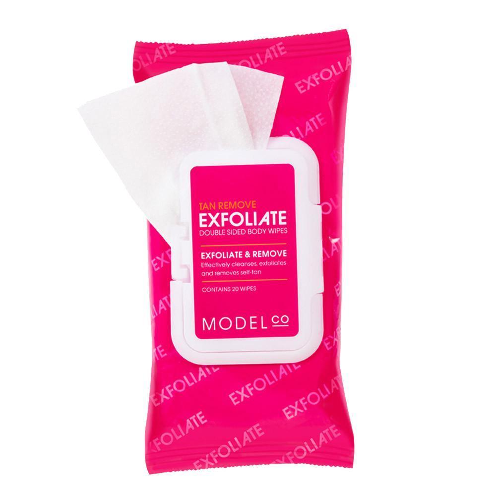 Buy Model Co Exfoliate Double Sided Body Wipes at Mighty Ape NZ