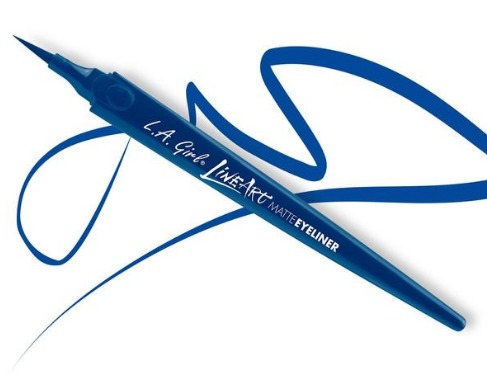 LA Girl Line Art Matte Eyeliner - Cobalt image
