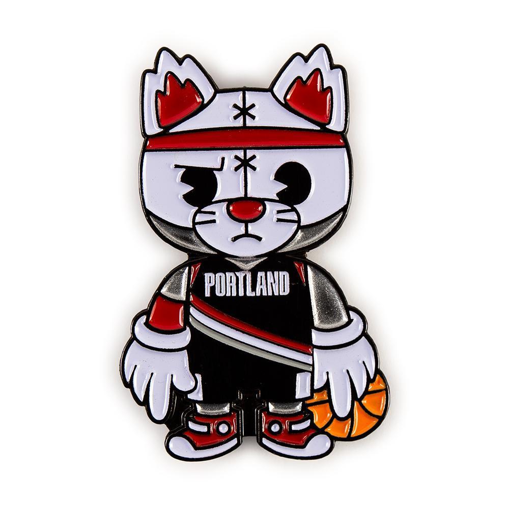 NBA: Portland Trailblazers - Blaze Mascot Enamel Pin image