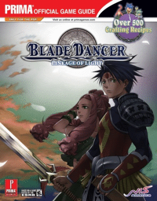 Blade Dancer: Lineage of Light - Prima Official Game Guide for PSP image