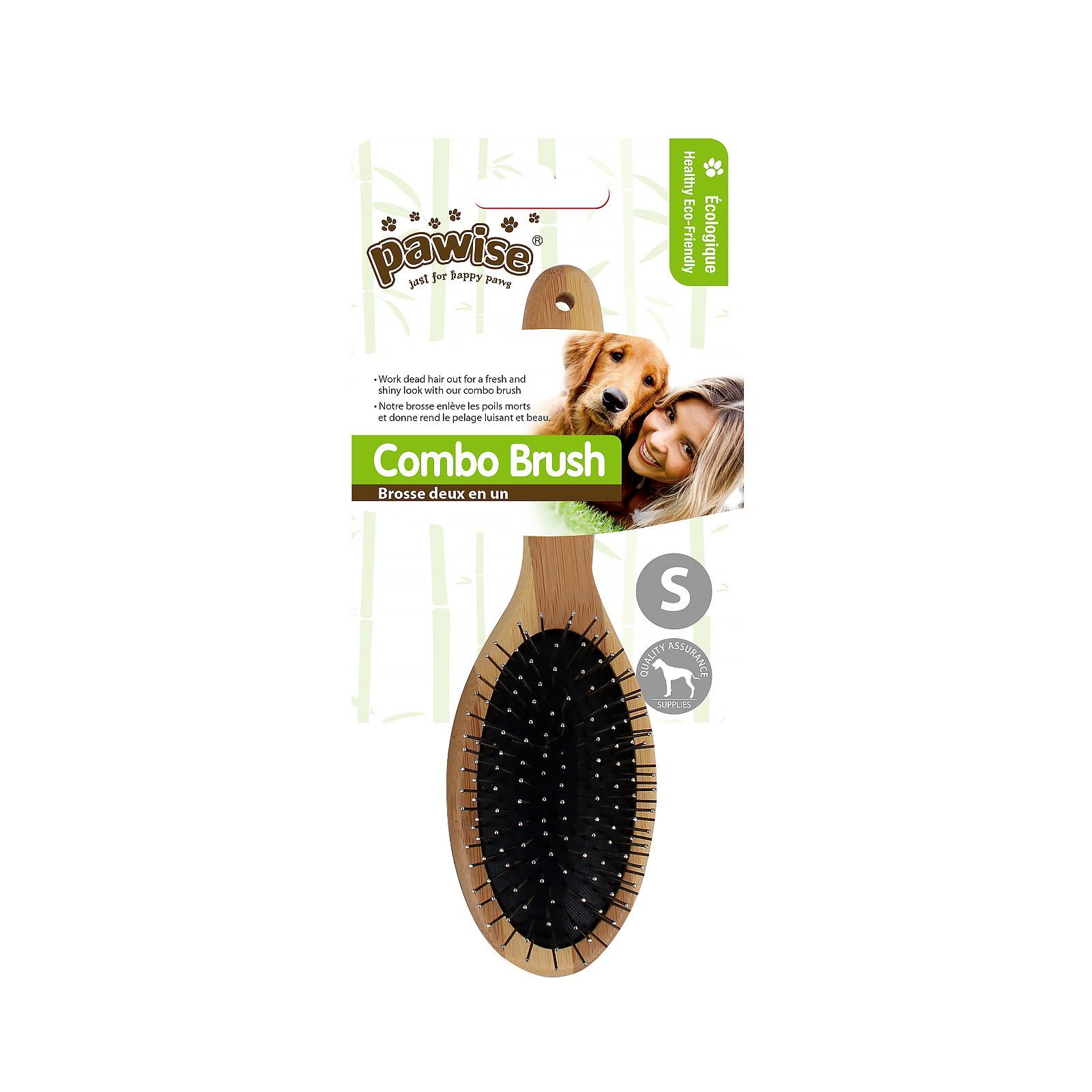 Pawise: Grooming Combo Brush - Small image